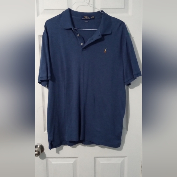 Polo by Ralph Lauren Blue Classic Polo Shirt - Picture 1 of 4